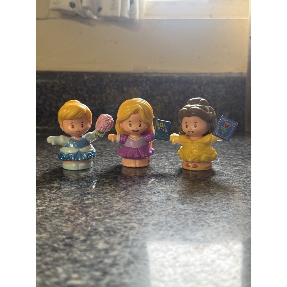 Disney‎ Princesses Little People Set Of 3 Cinderella, Repunzle, Belle